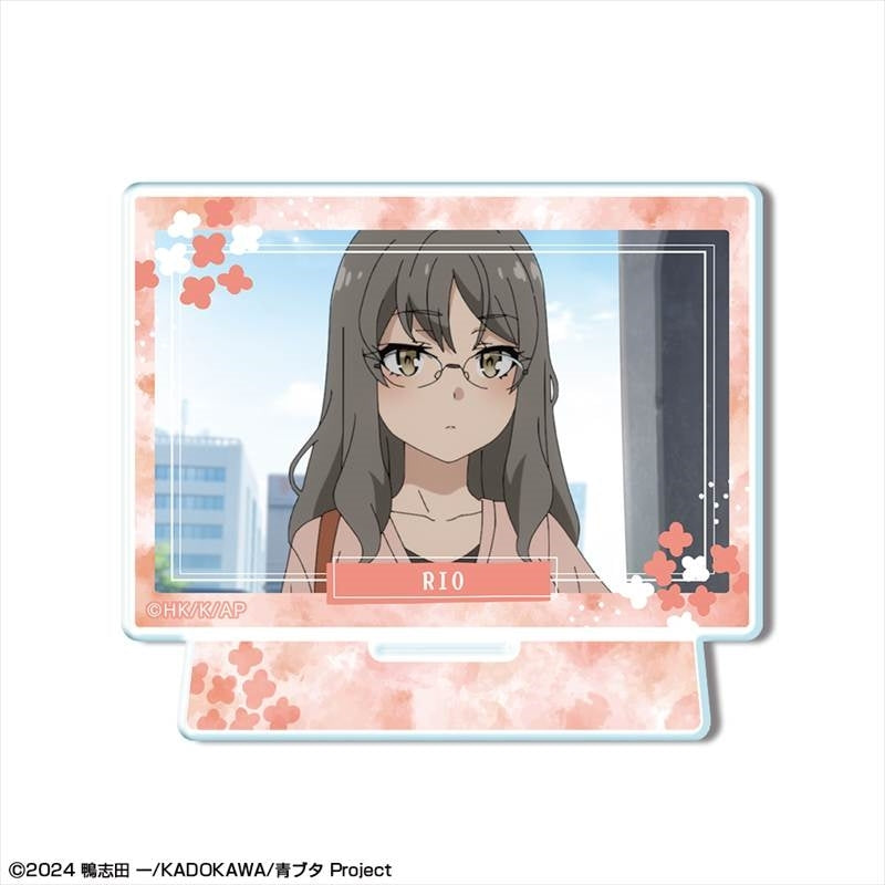 (Goods - Acrylic Stand) Rascal Does Not Dream of Santa Claus Mini Acrylic Stand Design 10 (Rio Futaba)