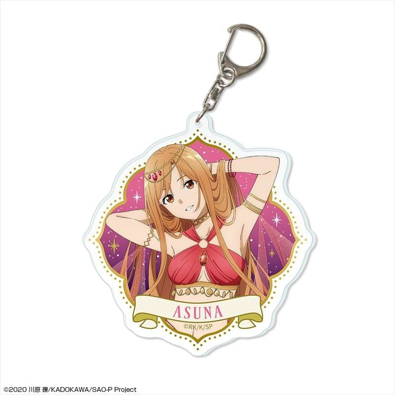 (Goods - Keychain) Sword Art Online Big Acrylic Keychain Design 01 (Asuna/Dancer ver.) (feat. Exclusive Art)