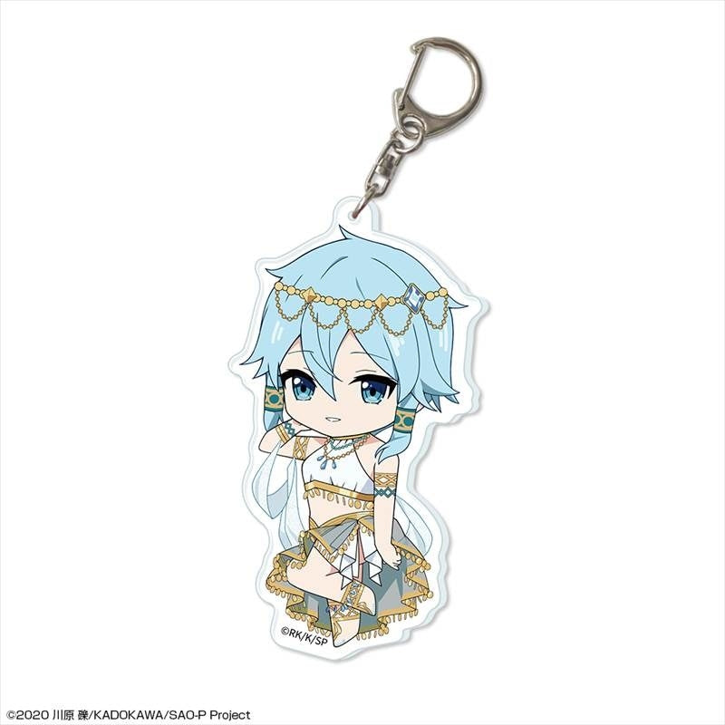 (Goods - Keychain) Sword Art Online Big Acrylic Keychain Design 03 (Shinon/Chibi Chara Dancer ver.)