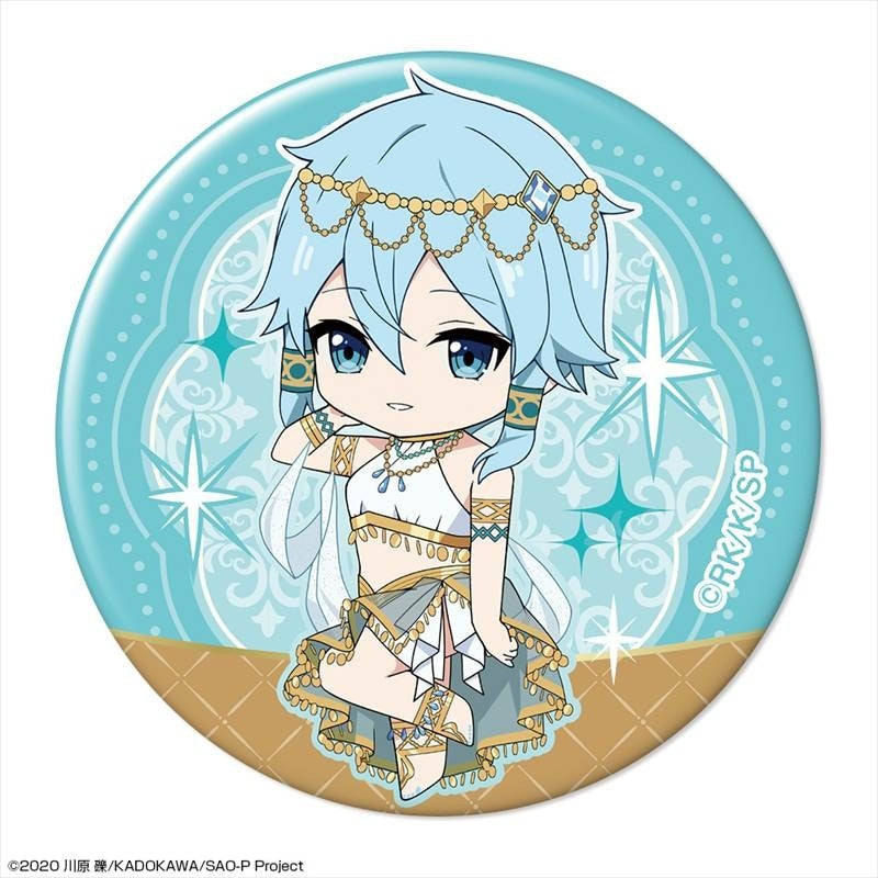 (Goods - Badge) Sword Art Online Set of 5 Trading Button Badge (Chibi Chara Dancer ver.)
