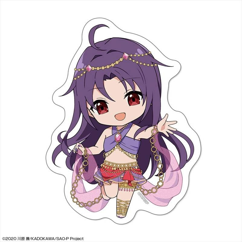 (Goods - Sticker) Sword Art Online Sticker Design 04 (Yuuki/Chibi Chara Dancer ver.)