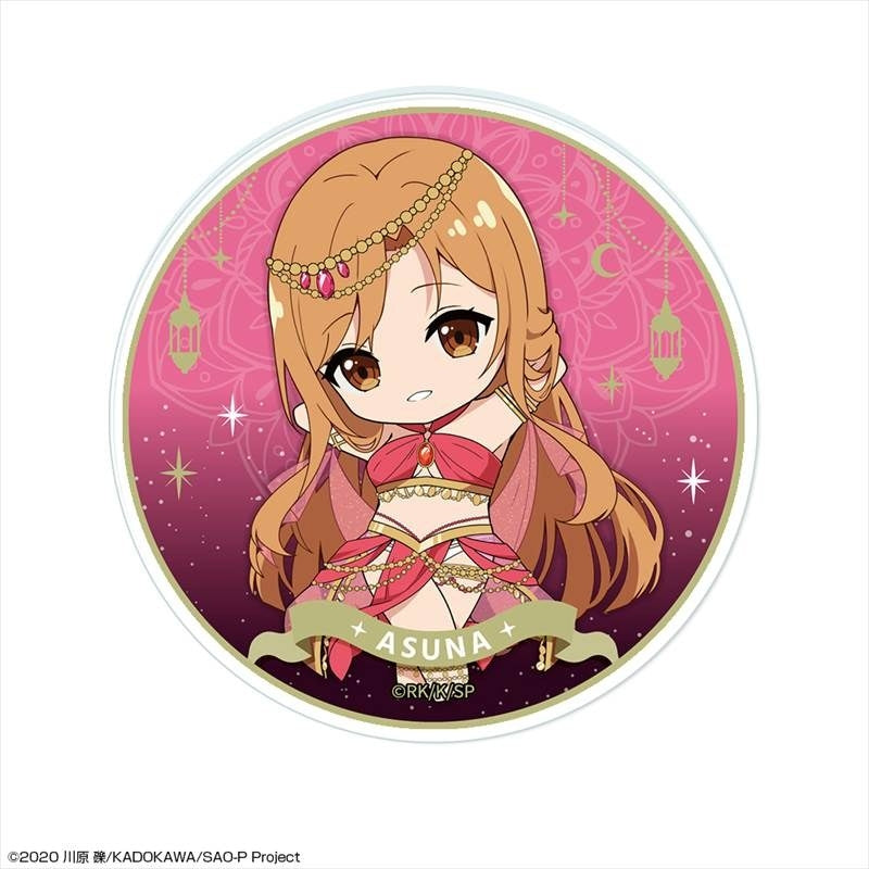(Goods - Coaster) Sword Art Online Acrylic Coaster Design 01 (Asuna/Chibi Chara Dancer ver.)
