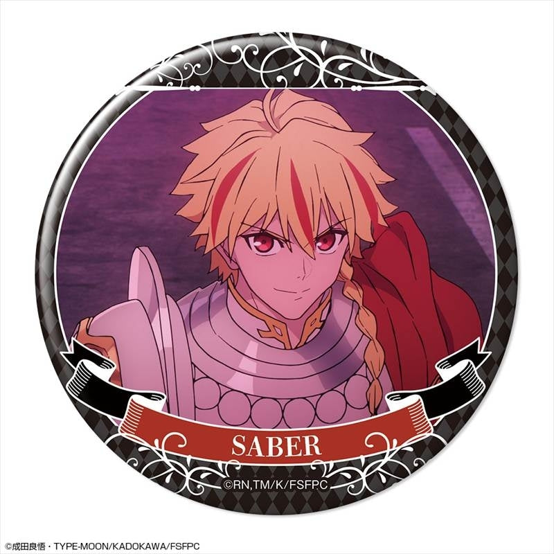 (Goods - Badge) TV Anime Fate/strange Fake Button Badge Ver. 2 Design 04 (Saber/C)