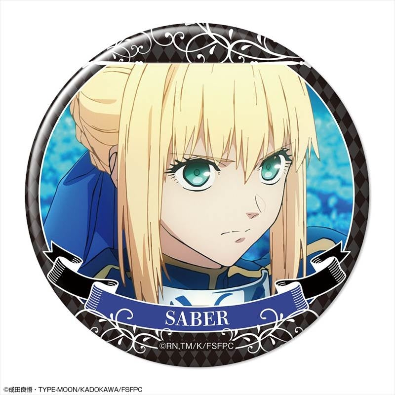 (Goods - Badge) TV Anime Fate/strange Fake Button Badge Ver. 2 Design 23 (Saber/E)