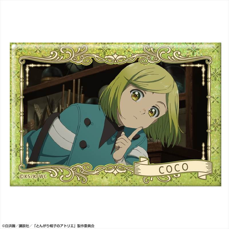 (Goods - Badge) Witch Hat Atelier TV Anime Holographic Button Badge Ver. 2 Design 01 (Coco A)