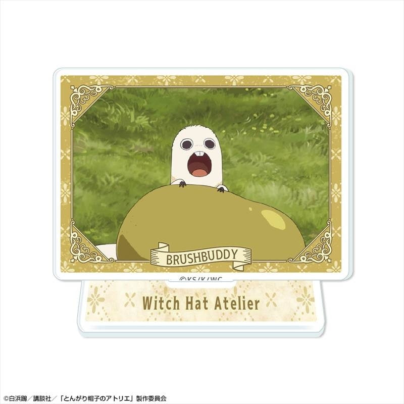 (Goods - Stand Pop) Witch Hat Atelier TV Anime Mini Acrylic Stand Design 15 (Brushbuddy)