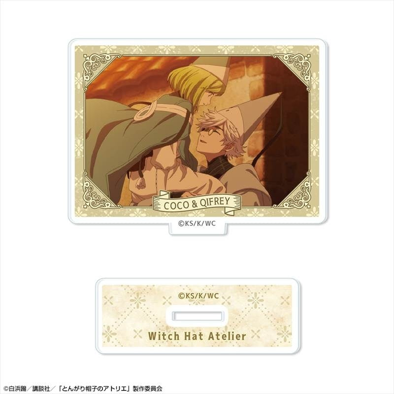 (Goods - Stand Pop) Witch Hat Atelier TV Anime Mini Acrylic Stand Design 16 (Coco & Qifrey)