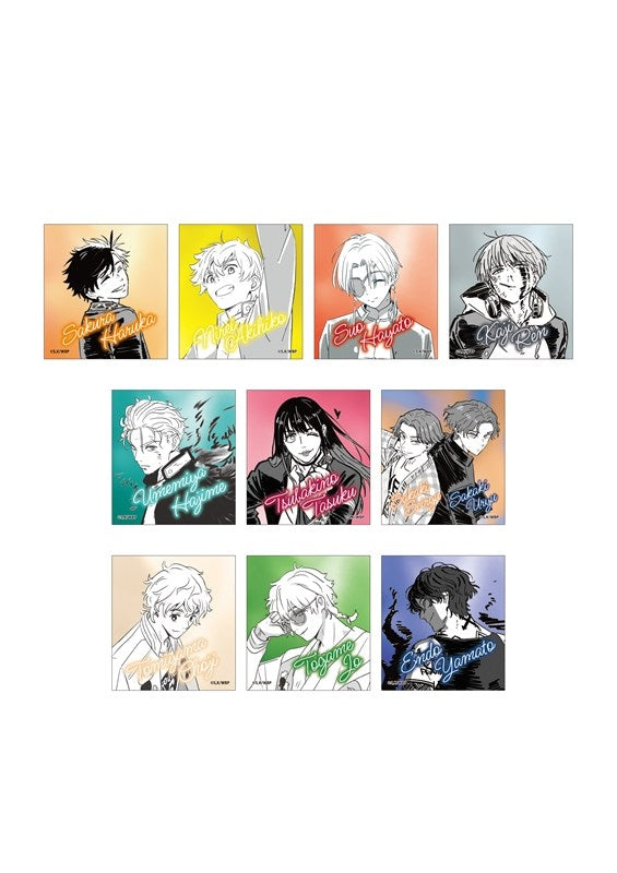 (Goods - Sticker) WIND BREAKER Dubbing Script Art Sticker (Choji Tomiyama)
