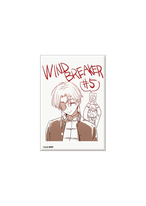 (Goods - Magnet) WIND BREAKER Dubbing Script Art Square Magnet (Hayato Suo)