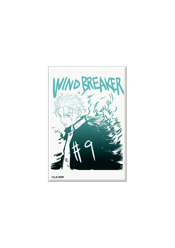 (Goods - Magnet) WIND BREAKER Dubbing Script Art Square Magnet (Hajime Umemiya)