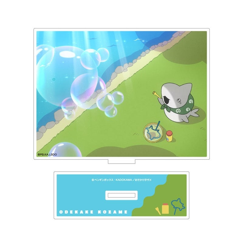 (Goods - Acrylic Stand) Odekake Kozame Acrylic Panel Stand (Bubbles)