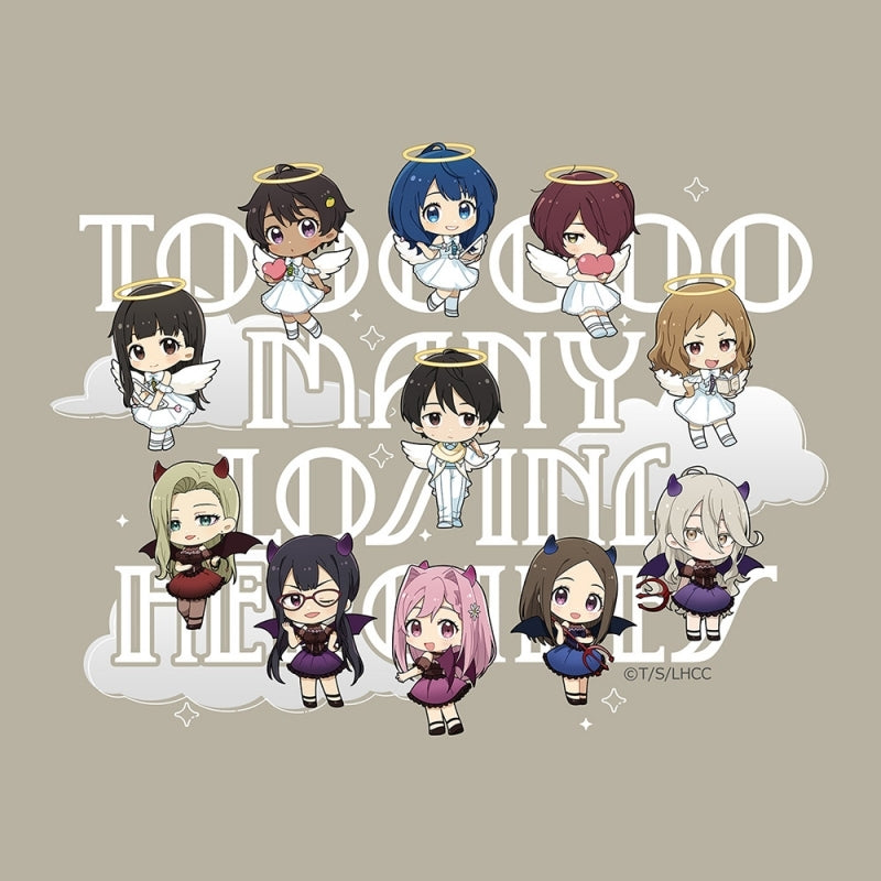 (Goods - Shirt) Too Many Losing Heroines! T-shirt (Angel & Devil) L Size