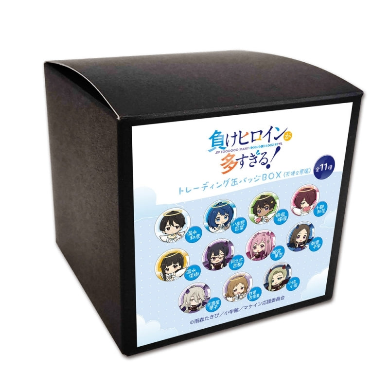(1BOX=11)(Goods - Badge) Too Many Losing Heroines! Trading Button Badge (Angel & Devil)