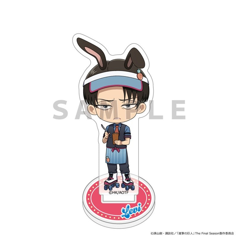 (Goods - Acrylic Stand) Attack on Titan Acrylic Stand (Levi/Bunny Ears Diner)