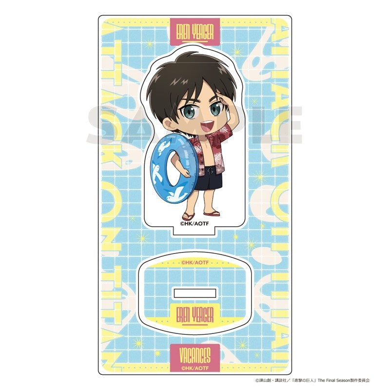 (Goods - Acrylic Stand) Attack on Titan Acrylic Stand (Eren/Vacation)