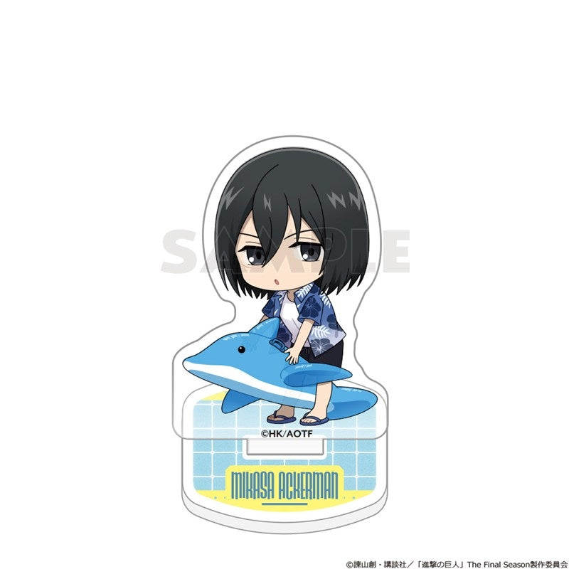 (Goods - Acrylic Stand) Attack on Titan Acrylic Stand (Mikasa/Vacation)