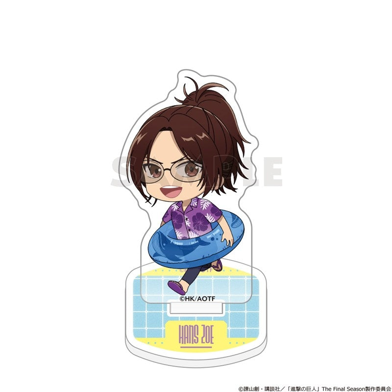 (Goods - Acrylic Stand) Attack on Titan Acrylic Stand (Hange/Vacation)
