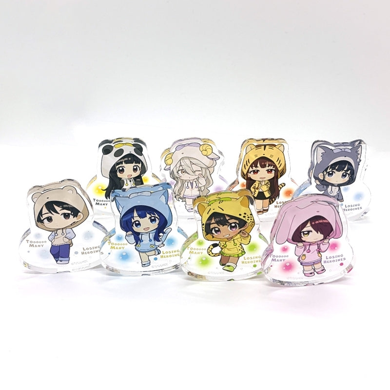 (Goods - Ornament) Too Many Losing Heroines! Die-cut Acrylic Block (Kaju Nukumizu/Animal Hoodie)