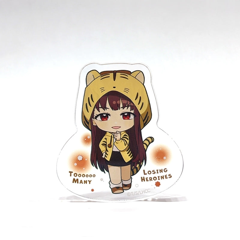 (Goods - Ornament) Too Many Losing Heroines! Die-cut Acrylic Block (Hibari Hokobaru/Animal Hoodie)