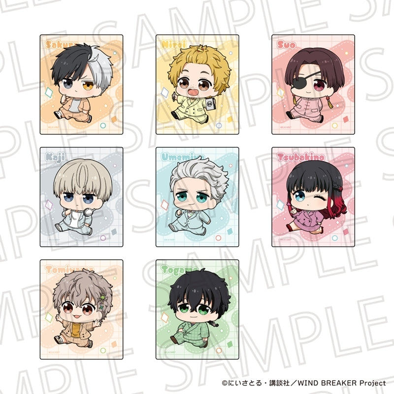 (Goods - Sticker) WIND BREAKER Puchiteku Square Cut Sticker Hajime Umemiya