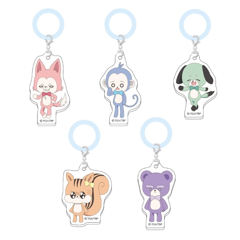 (1BOX=5)(Goods - Keychain) TV Anime Tamon's B-Side Trading F/ACE Animal Charm