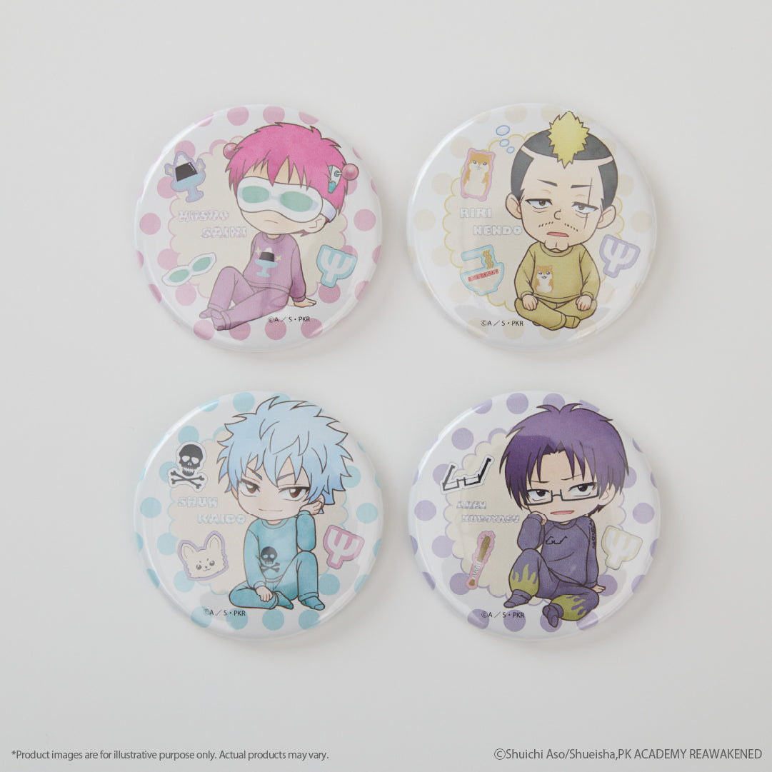 (Goods - Badge) Anime The Disastrous Life of Saiki K. Badge Set