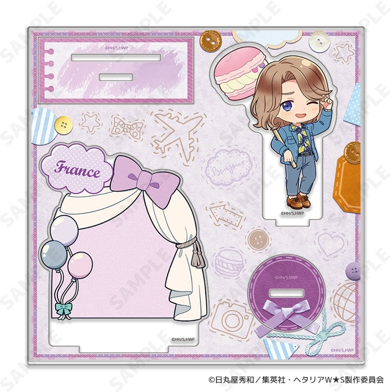 (Goods - Acrylic Stand) Hetalia World★Stars ~ Greetings with Denim Style. ~ Acrylic Stand 6. France