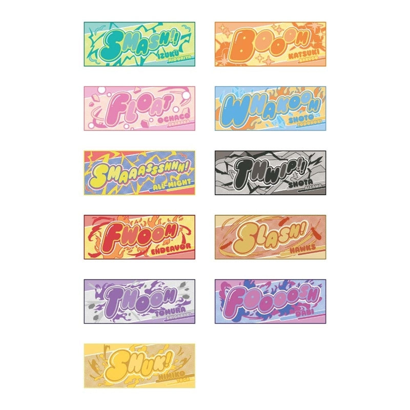 (Goods - Towel) My Hero Academia 10th Anniversary Sound Effects Face Towel Katsuki Bakugo