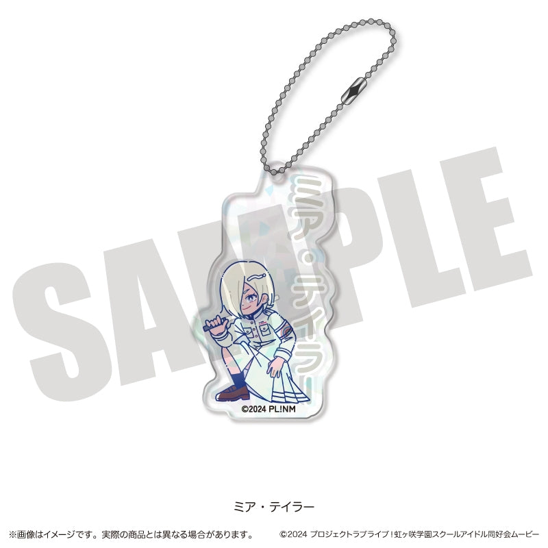 (Goods - Key Chain) TV Anime - Love Live! Nijigasaki High School Idol Club Newtoro Vol.2 Holographic Acrylic Key Chain L Mia Taylor