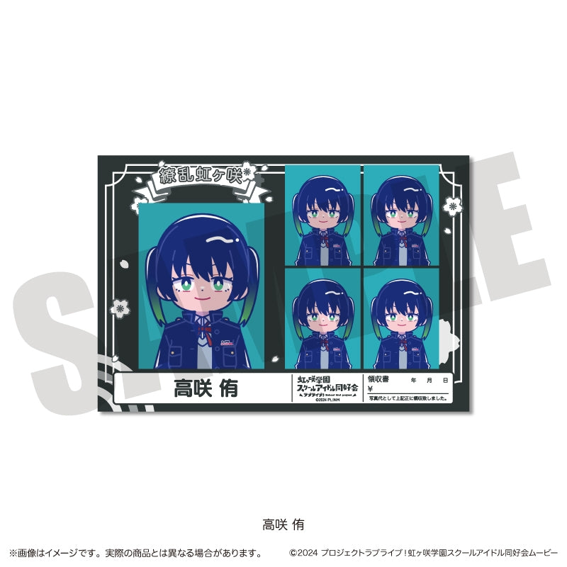 (Goods - Sticker) TV Anime - Love Live! Nijigasaki High School Idol Club Newtoro Vol.2 ID Photo Style Sticker A Yu Takasaki
