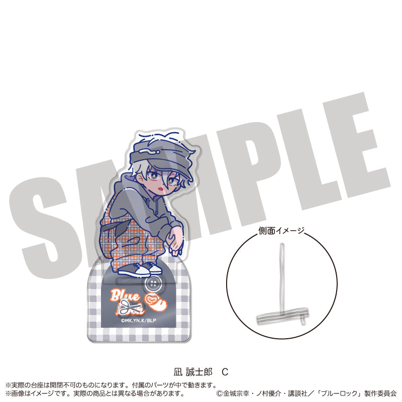 (Goods - Acrylic Stand) Blue Lock Acrylic Stand - Photogenista - Nyu~toro Seishiro Nagi Birthday C
