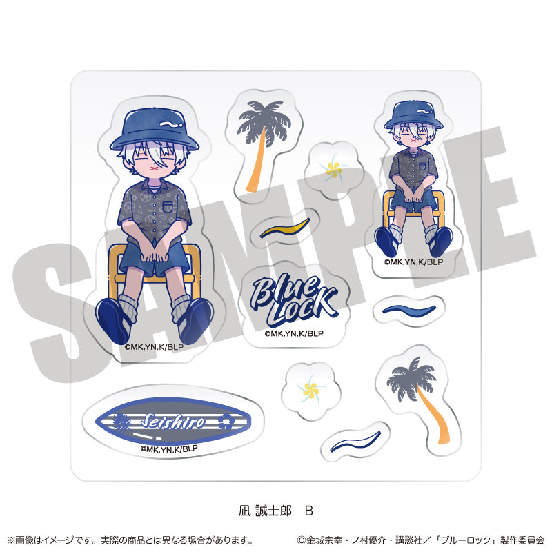 (Goods - Sticker) Blue Lock Custom Sticker Sheet Nyu~toro Seishiro Nagi Birthday B
