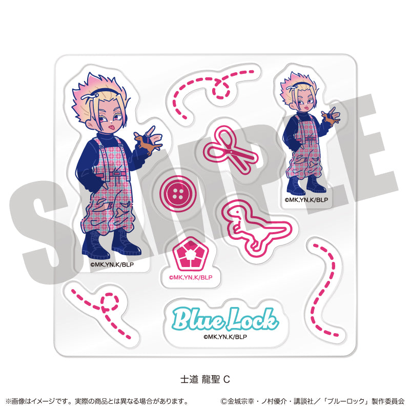 (Goods - Sticker) TV Anime Blue Lock Custom Sticker Sheet Nyu~toro Ryusei Shido Birthday C