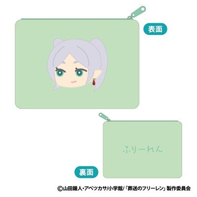 (Goods - Pouch) Frieren: Beyond Journey's End Mofumofu Flat Pouch A: Frieren (Smiling)