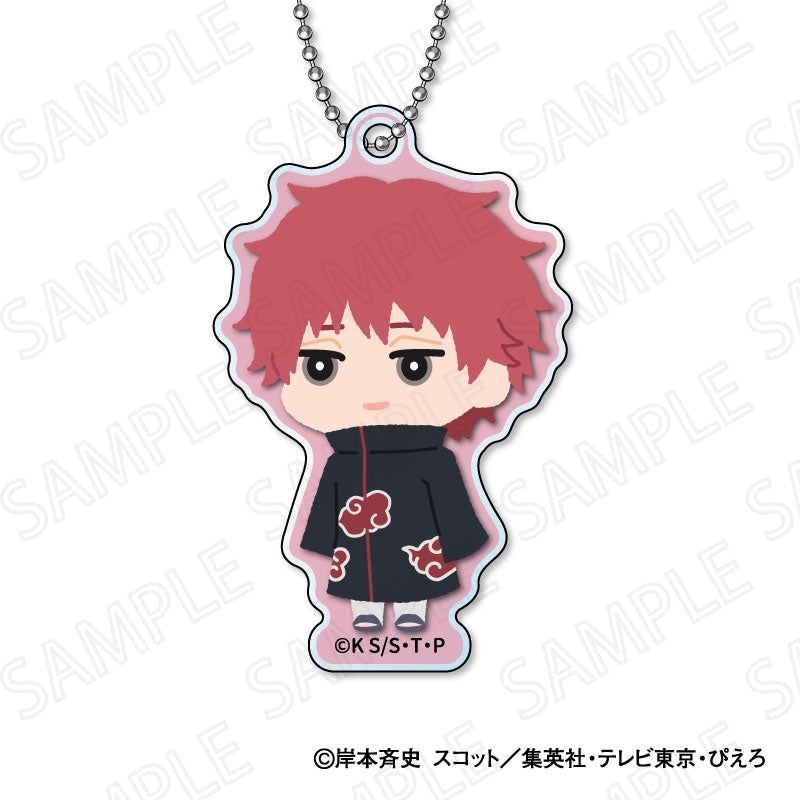 (1BOX=8)(Goods - Key Chain) NARUTO Shippuden TV Anime Mofumofu Acrylic Key Chain