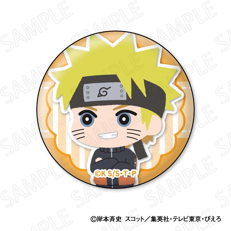 (1BOX=8)(Goods - Badge) NARUTO Shippuden TV Anime Mofumofu Button Badge Collection