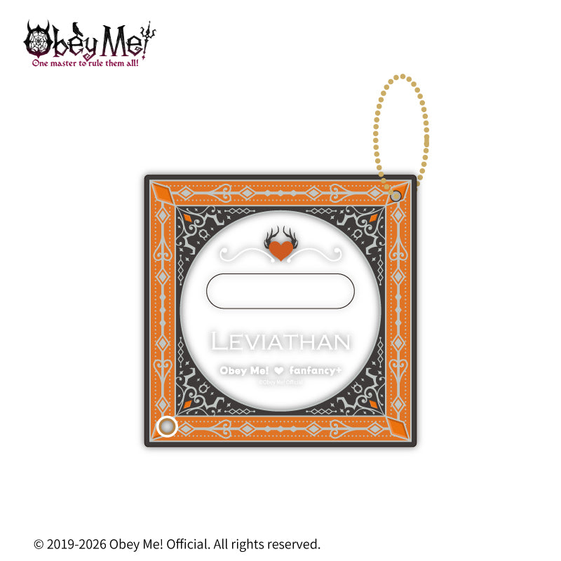 (Goods - Button Badge Cover) Obey Me! x fanfancy + Button Badge Acrylic Frame Leviathan