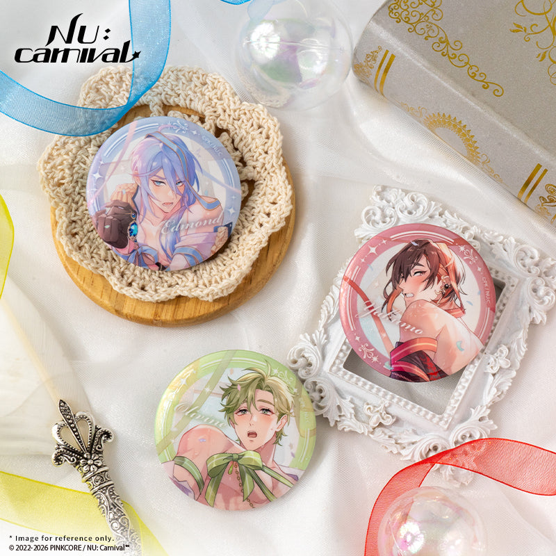 (Goods - Button Badge) NU: Carnival Birthday Blessing Series - Shimmering Round Badge - Yakumo