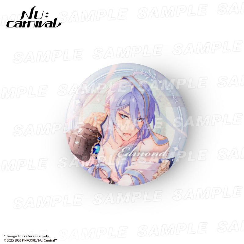 (Goods - Button Badge) NU: Carnival Birthday Blessing Series - Shimmering Round Badge - Edmond