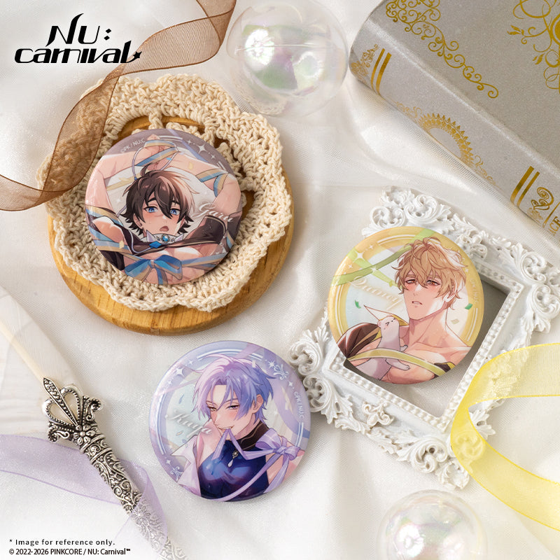(Goods - Button Badge) NU: Carnival Birthday Blessing Series - Shimmering Round Badge - Quincy