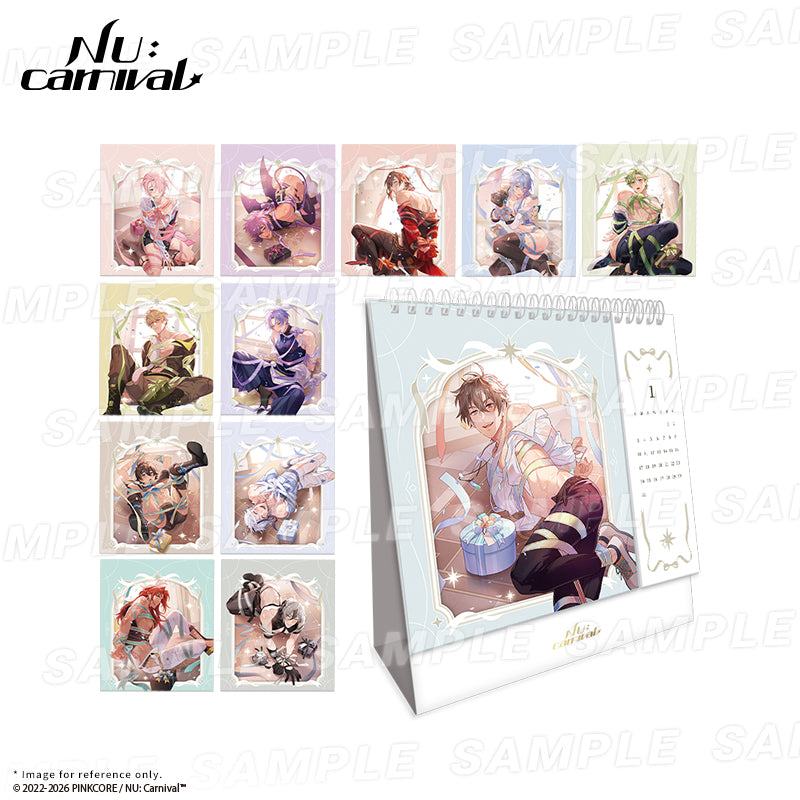 (Goods - Desk Calendar) NU: Carnival Birthday Blessing Series - Triangular Desk Calendar (2027)