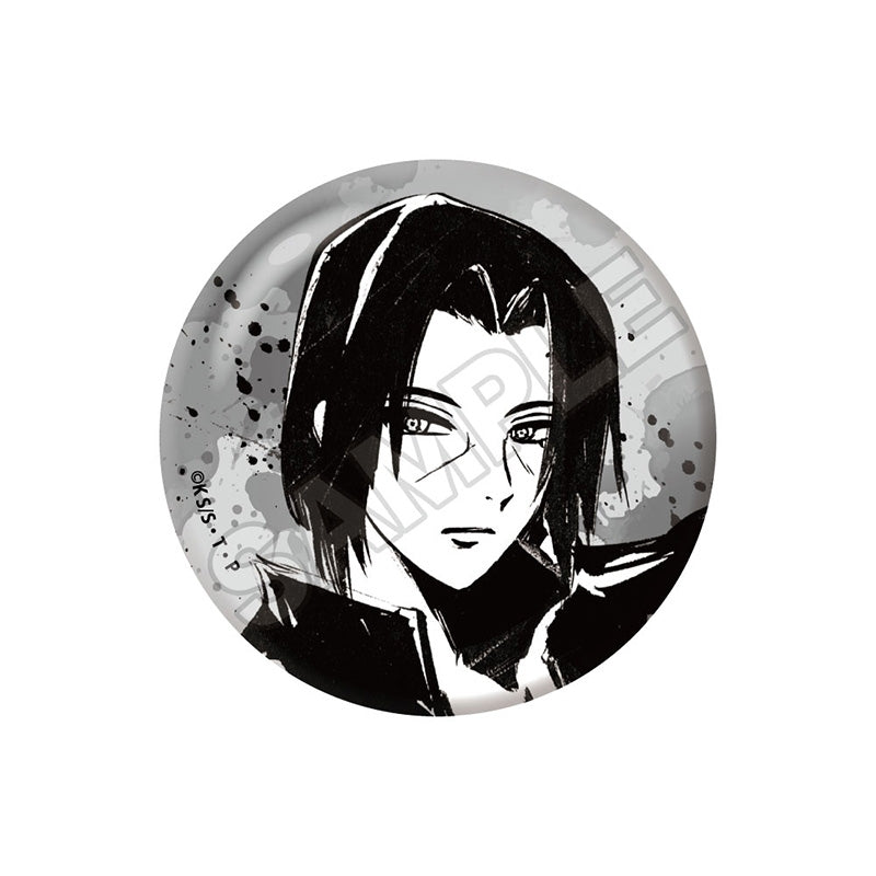 (1BOX=6)(Goods - Badge) Naruto: Shippuden TV Anime Ryuubokuryuu Flowing Ink Dragon Button Badge (animate Advance Sales)
