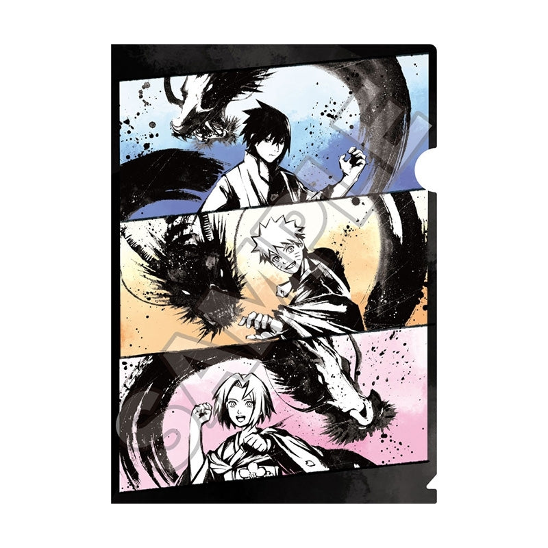 (Goods - Clear File) Naruto: Shippuden TV Anime Ryuubokuryuu Flowing Ink Dragon Clear File (animate Advance Sales)