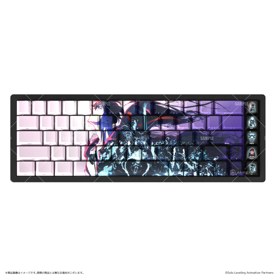 (Goods - Keyboard) Solo Leveling AMICIS Gaming Keyboard 65HE English Layout