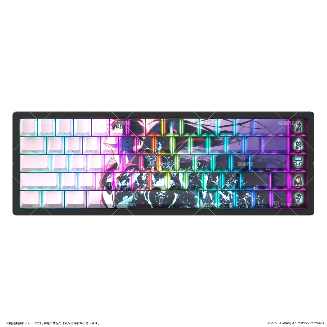 (Goods - Keyboard) Solo Leveling AMICIS Gaming Keyboard 65HE English Layout
