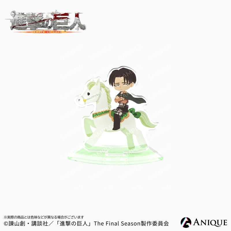 (1BOX=6)(Goods - Acrylic Stand) Attack on Titan Exclusive Chibi Art (Cavalry/Art by Hyogonosuke) Trading Acrylic Stand (6 Types Total)