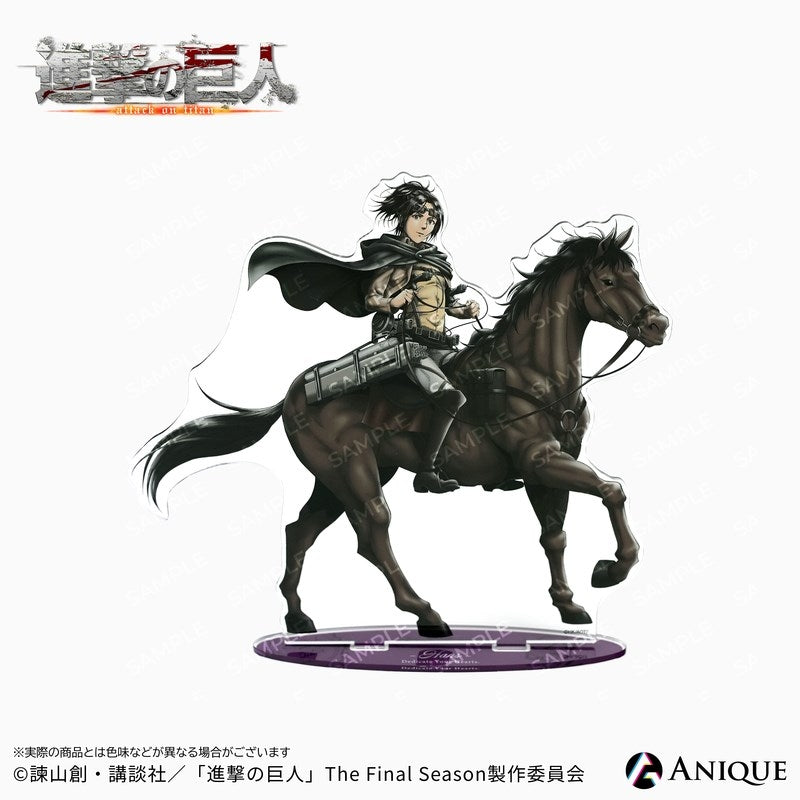 (Goods - Acrylic Stand) Attack on Titan Exclusive Art (Cavalry) Hange BIG Acrylic Stand