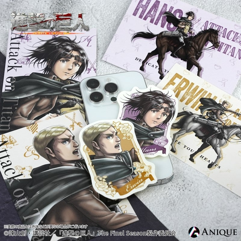 (Goods - Sticker) Attack on Titan Exclusive Art (Cavalry) Hange Die-cut Sticker