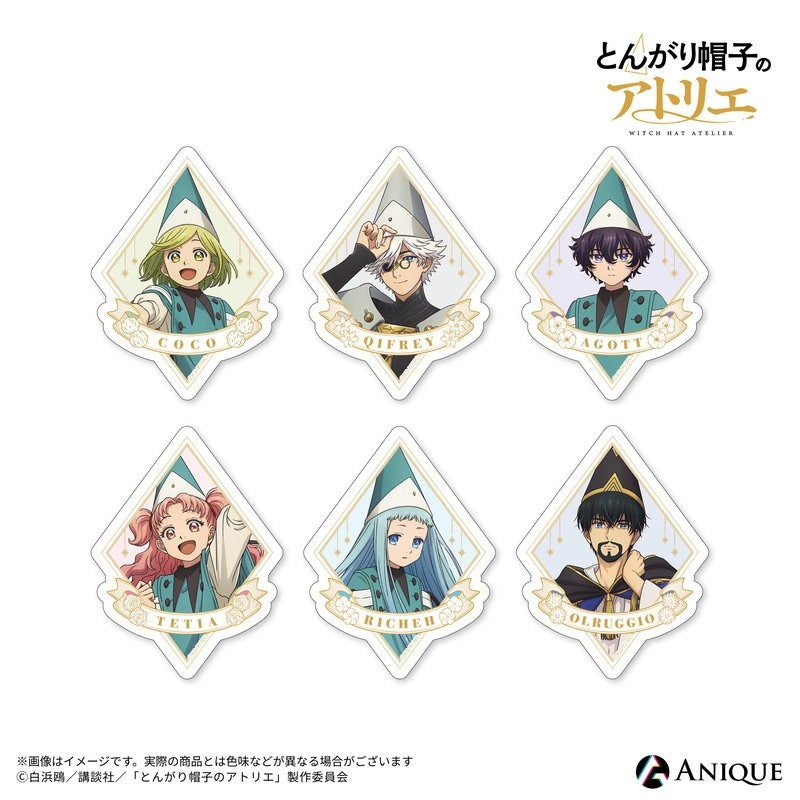 (1BOX=6)(Goods - Sticker) Witch Hat Atelier Trading Sticker (6 Types Total)