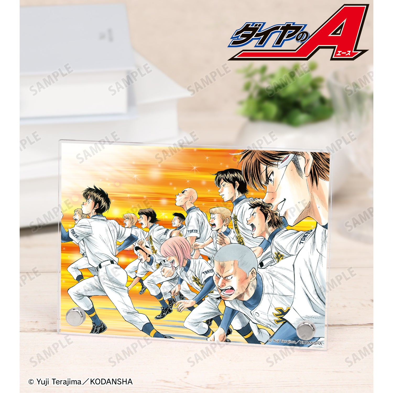 (Goods - Ornament) Ace of Diamond actⅡ Ch. 221 Color Art A6 Acrylic Panel